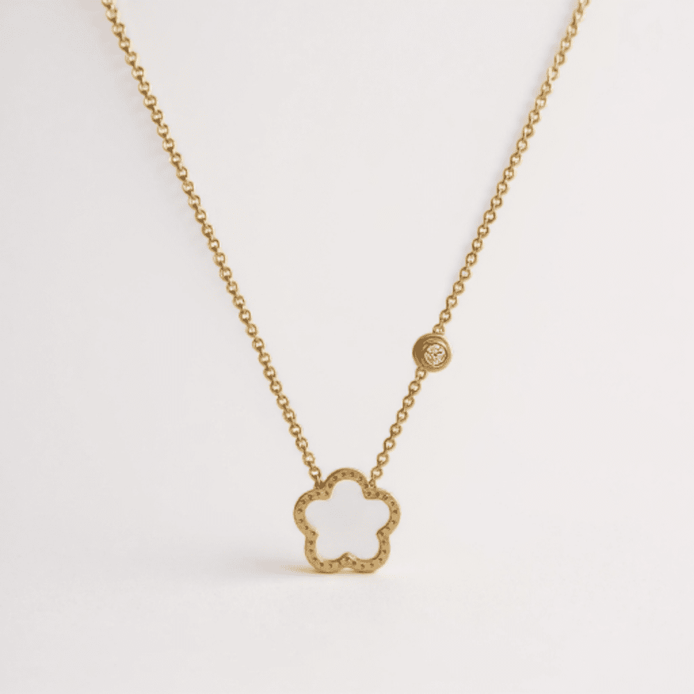 Noir Fleur Necklace