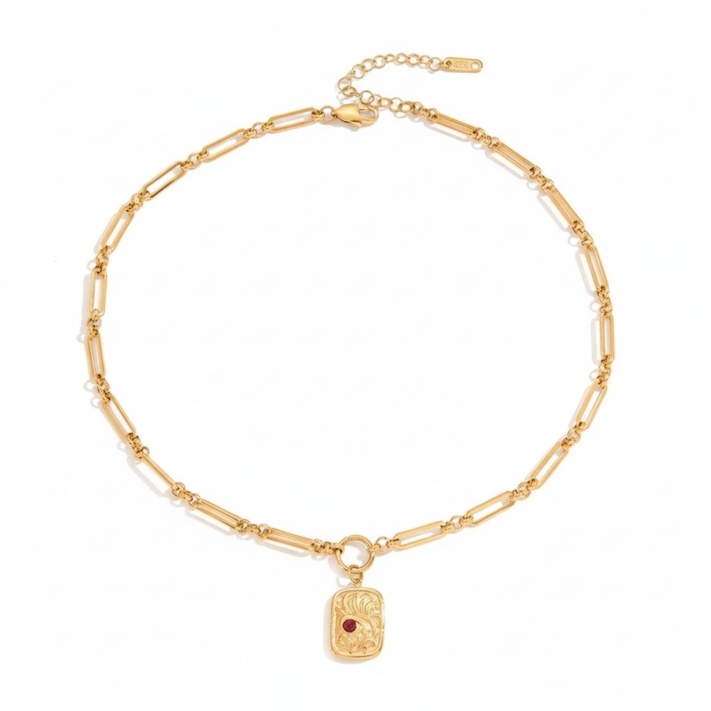 Rosa Medallion Necklace