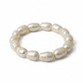 Pearl bracelet on a white background